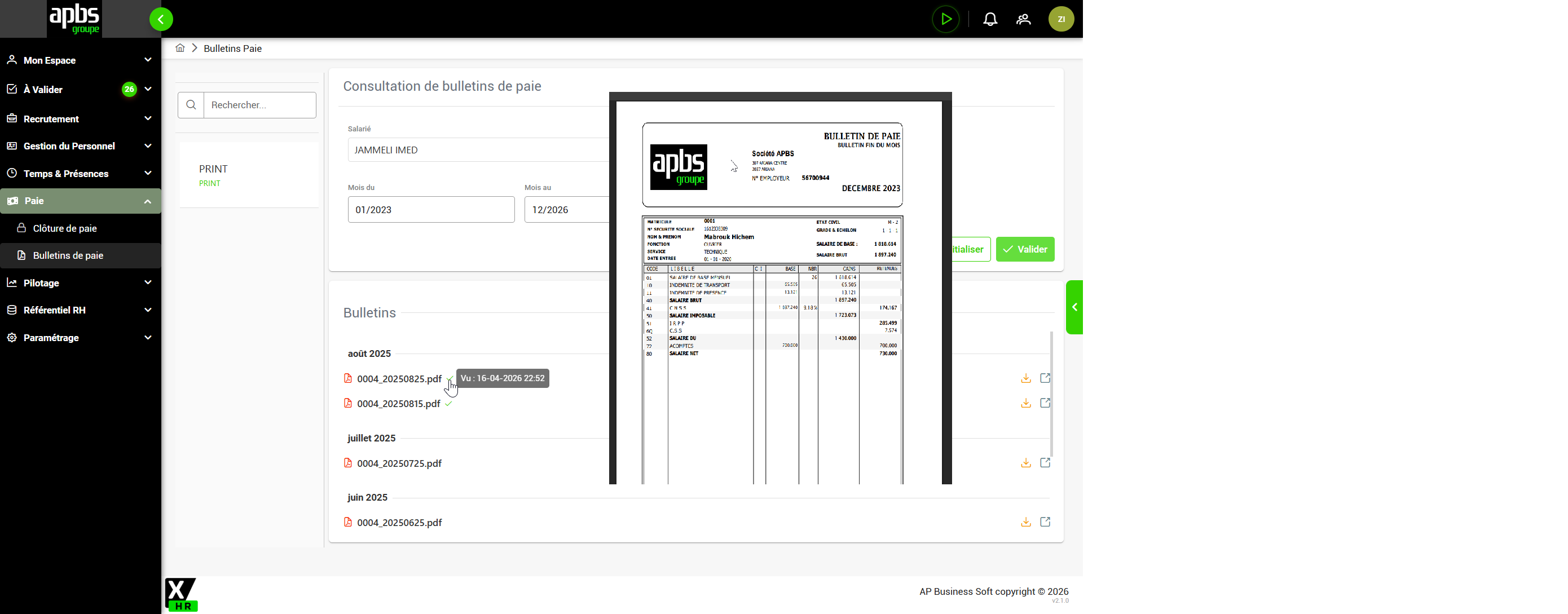Module 2 — Bulletins & GED RH